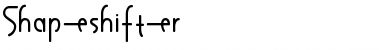 Download Shapeshifter Font Download Shapeshifter Font