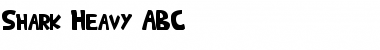 Download Shark Heavy ABC Font Download Shark Heavy ABC Font