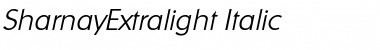 Download SharnayExtralight Font Download SharnayExtralight Font