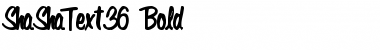Download ShaShaText36 Font Download ShaShaText36 Font