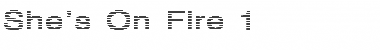 Download She's On Fire 1 Font Download She's On Fire 1 Font