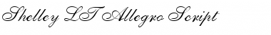 Download Shelley LT AllegroScript Font Download Shelley LT AllegroScript Font