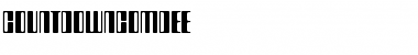 Download CountdownComDEE Font Download CountdownComDEE Font