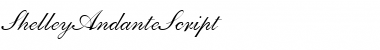 Download ShelleyAndanteScript Font Download ShelleyAndanteScript Font