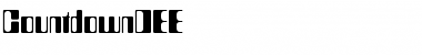 Download CountdownDEE Font Download CountdownDEE Font