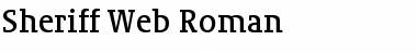 Download Sheriff Web-Roman Font Download Sheriff Web-Roman Font