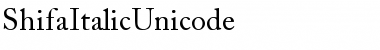 Download Shifa Italic Unicode Font Download Shifa Italic Unicode Font