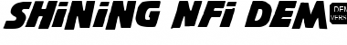 Download Shining NFI Demo Font Download Shining NFI Demo Font