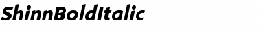 Download ShinnBoldItalic Font Download ShinnBoldItalic Font