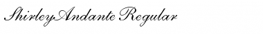 Download ShirleyAndante Font Download ShirleyAndante Font