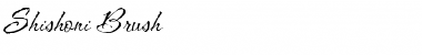 Download Shishoni Brush Font Download Shishoni Brush Font