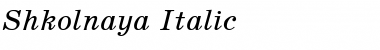 Download Shkolnaya Font Download Shkolnaya Font