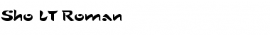 Download Sho LT Roman Font Download Sho LT Roman Font