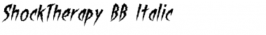 Download ShockTherapy BB Font Download ShockTherapy BB Font
