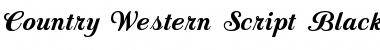 Download Country Western Script Black Font Download Country Western Script Black Font