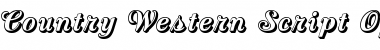 Download Country Western Script Open Font Download Country Western Script Open Font
