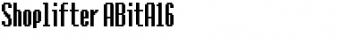 Download Shoplifter ABitA16 Font Download Shoplifter ABitA16 Font