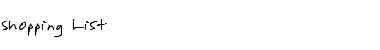 Download Shopping List Font Download Shopping List Font