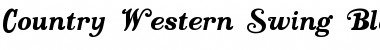 Download Country Western Swing Black Font Download Country Western Swing Black Font