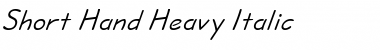 Download Short Hand Heavy Font Download Short Hand Heavy Font