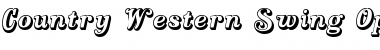 Download Country Western Swing Open Font Download Country Western Swing Open Font
