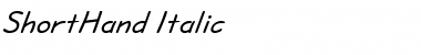 Download ShortHand Font Download ShortHand Font