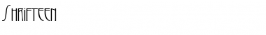 Download Shrifteen Font Download Shrifteen Font