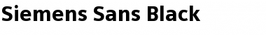 Download Siemens Sans Black Font Download Siemens Sans Black Font