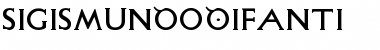 Download SigismundoDiFanti Font Download SigismundoDiFanti Font