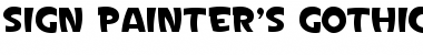 Download Sign Painter's Gothic Light JL Font Download Sign Painter's Gothic Light JL Font
