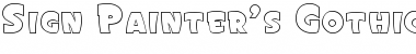 Download Sign Painter's Gothic OSC JL Font Download Sign Painter's Gothic OSC JL Font