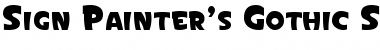 Download Sign Painter's Gothic SmC JL Font Download Sign Painter's Gothic SmC JL Font