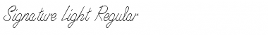 Download Signature Light Font Download Signature Light Font