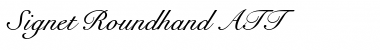 Download Signet Roundhand ATT Font Download Signet Roundhand ATT Font