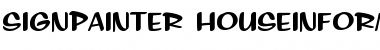 Download SignPainter HouseInformal Font Download SignPainter HouseInformal Font