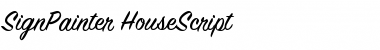 Download SignPainter HouseScript Font Download SignPainter HouseScript Font