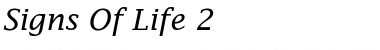 Download Signs Of Life 2 Font Download Signs Of Life 2 Font