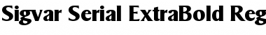 Download Sigvar-Serial-ExtraBold Font Download Sigvar-Serial-ExtraBold Font