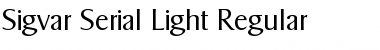 Download Sigvar-Serial-Light Font Download Sigvar-Serial-Light Font