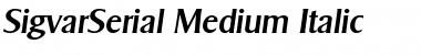 Download SigvarSerial-Medium Font Download SigvarSerial-Medium Font