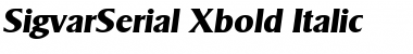 Download SigvarSerial-Xbold Font Download SigvarSerial-Xbold Font