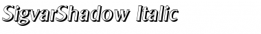 Download SigvarShadow Font Download SigvarShadow Font