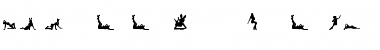 Download Silhouettes from Poser LT Font Download Silhouettes from Poser LT Font
