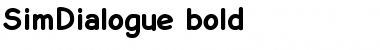 Download SimDialogue Font Download SimDialogue Font