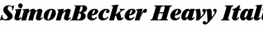 Download SimonBecker-Heavy Font Download SimonBecker-Heavy Font