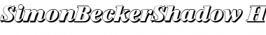 Download SimonBeckerShadow-Heavy Font Download SimonBeckerShadow-Heavy Font