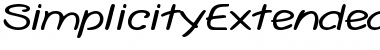 Download SimplicityExtended Font Download SimplicityExtended Font