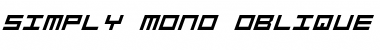 Download Simply Mono Oblique Font Download Simply Mono Oblique Font