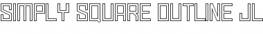 Download Simply Square Outline JL Font Download Simply Square Outline JL Font