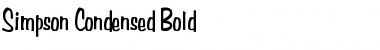Download Simpson Condensed Font Download Simpson Condensed Font